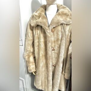 A TISSAVEL OF FRANCE  REAL MINK FUR COAT